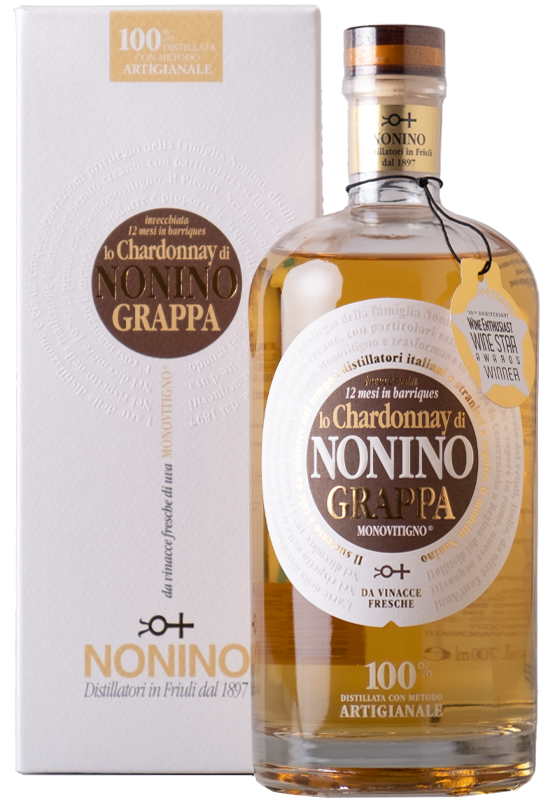 Grappa Nonino Lo Chardonnay Aged 12 - 0.7l