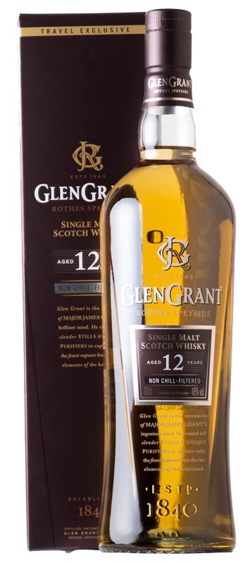 Glen Grant Single Malt Scotch Whisky 12 Yo "Non Chill-Filtered"