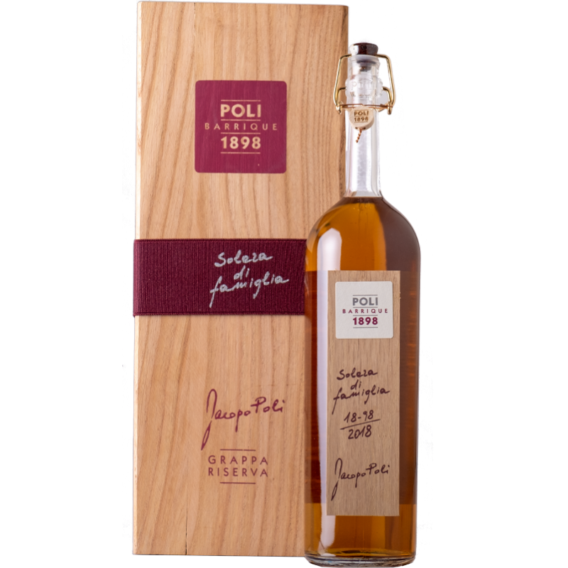 Grappa Poli Barrique in Holzkiste - 0.7l