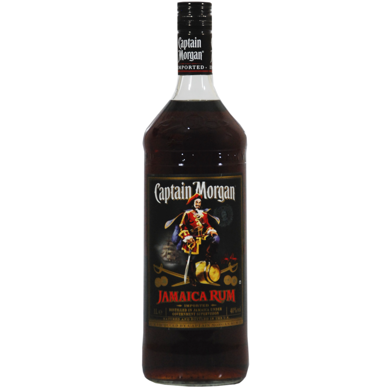 Captain Morgan Jamaica Rum Black - 1 L