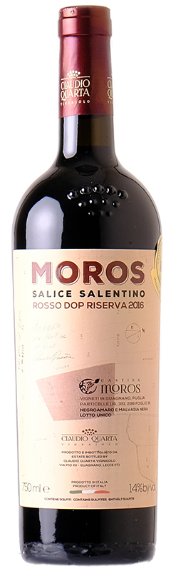 Moros Salice Salentino Riserva DOP 2016