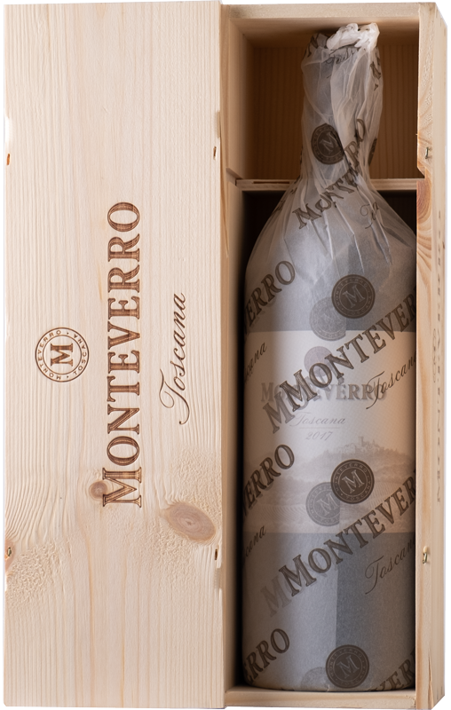 Monteverro Toscana IGT 2017 - 1.5 L Magnum in 1er Holzkiste 
