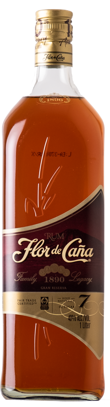  Flor de Caña Grand Reserve 7 Años Rum - 1L 